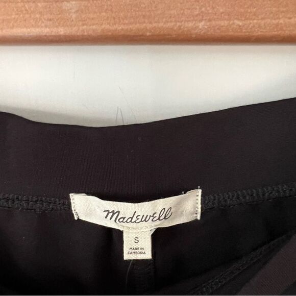 NWT Madewell Lightweight Ponte Kickflare Legging Pants in True Black - Picture 9 of 10